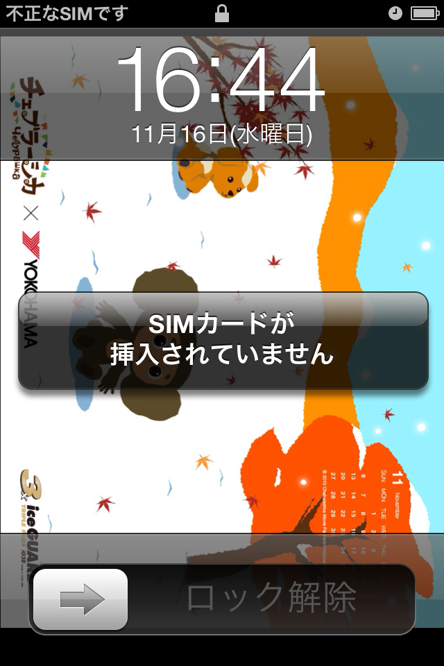 不正なSIMです2