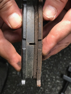 ブレーキパッド新旧